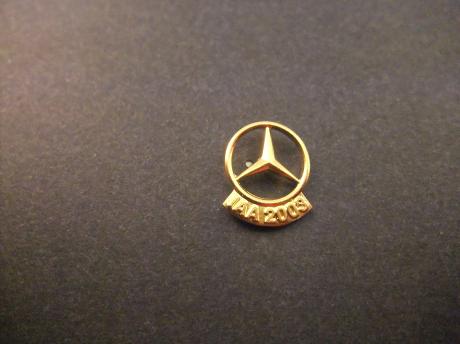 Mercedes-Benz (IAA Auto tentoonstelling 2003) logo goudkleurig